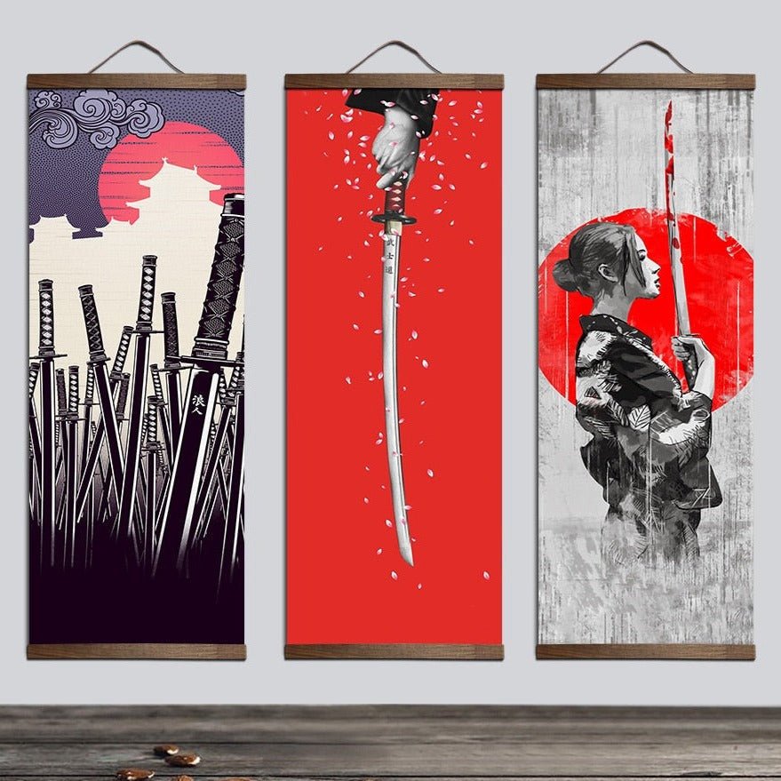 The Creator Loft – Red Samurai Paintings - The Creator Loft
